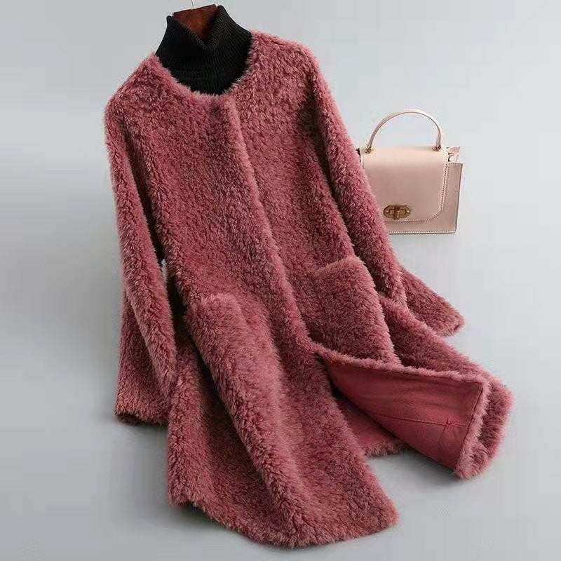 Warm Fuzzy Long Women's Winter Coat - Vossary