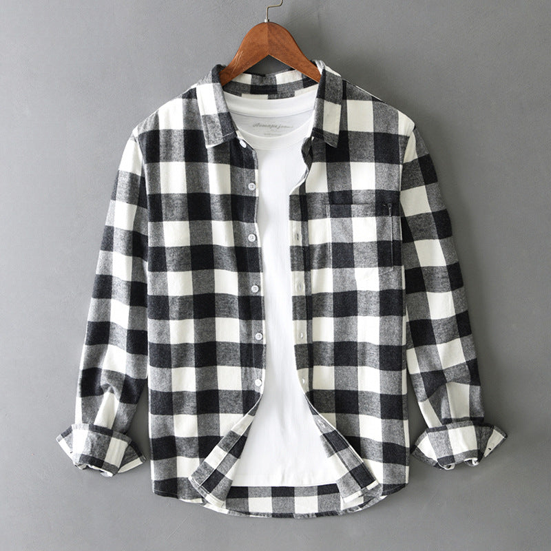 Comfortable Plaid Flannel Shirt for Men