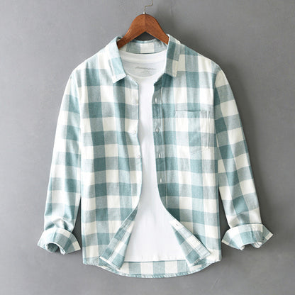Comfortable Plaid Flannel Shirt for Men