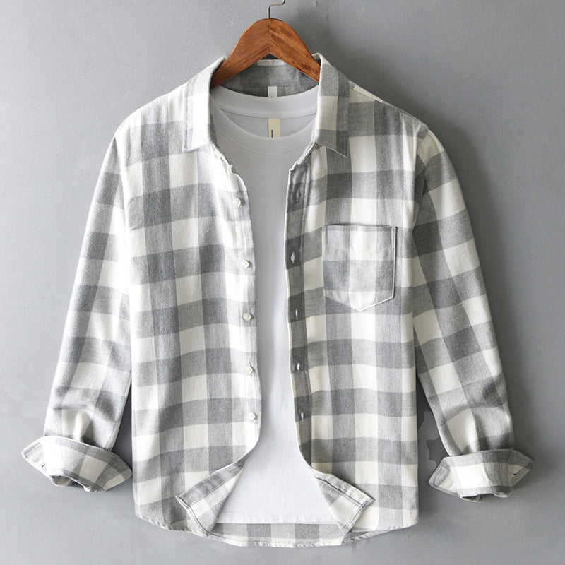 Comfortable Plaid Flannel Shirt for Men