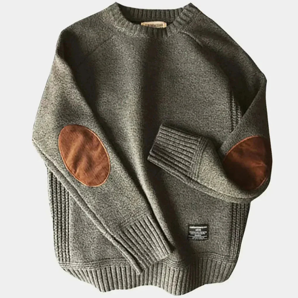 Cozy Crew Neck Men's Winter Sweater - Vossary