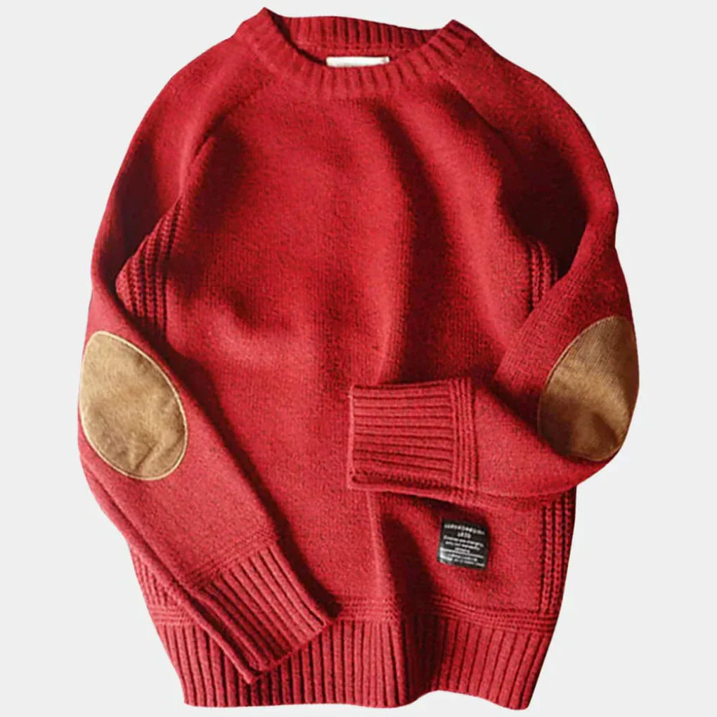 Cozy Crew Neck Men's Winter Sweater