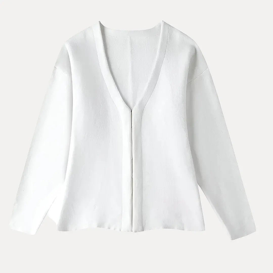 Cozy Open Front V Neck Sweater Cardigan