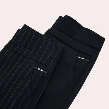 Relaxed Fit Elastic Waist Trousers