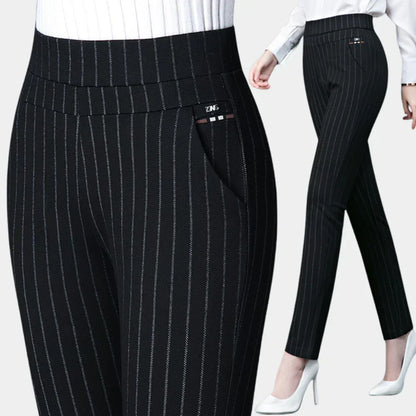 Relaxed Fit Elastic Waist Trousers - Vossary