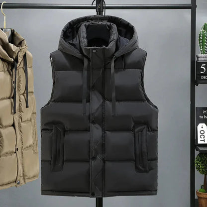 Warm Water Resistant Hooded Vest