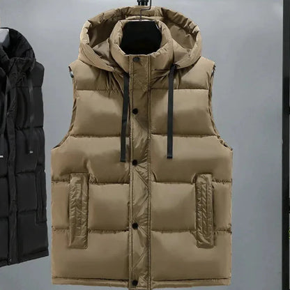 Warm Water Resistant Hooded Vest