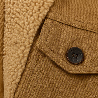 Thermal Insulated Mens Fleece Lined Winter Jacket