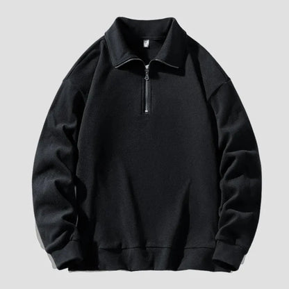 Fleece Quarter Zip Pullover Sweatshirt