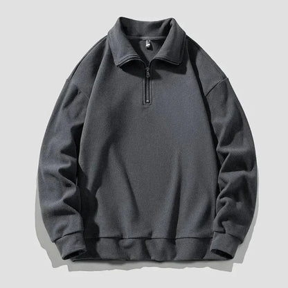 Fleece Quarter Zip Pullover Sweatshirt