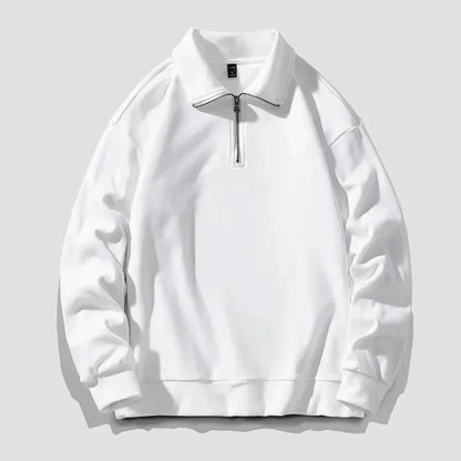 Fleece Quarter Zip Pullover Sweatshirt