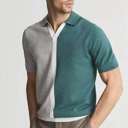 Classic Color Block Polo Shirt - EasyApparels
