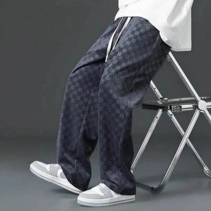 Stylish Plaid Running Jogger Pants - EasyApparels