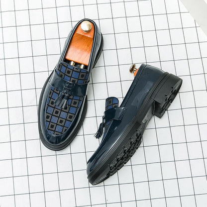 Premium Plaid Slip On Shoes - EasyApparels