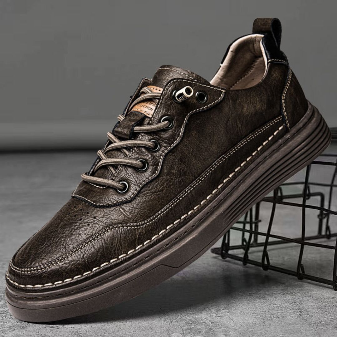 Tough Genuine Leather Training Shoes - EasyApparels