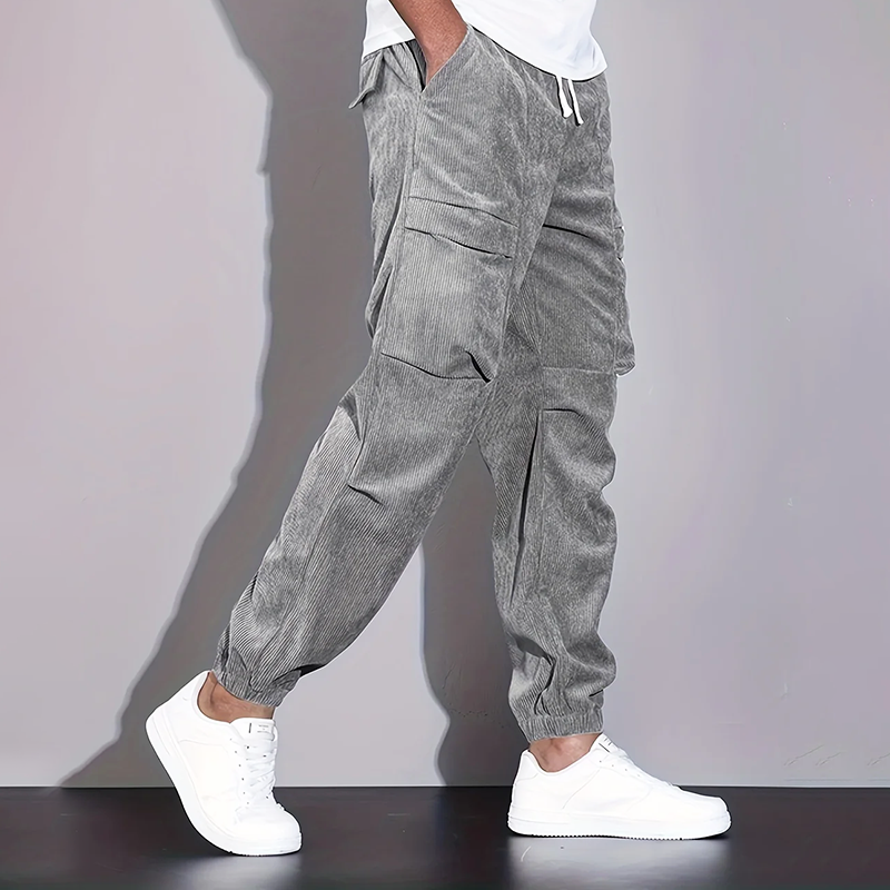 Men's Rugged Multi Pocket Cargo Pants - EasyApparels