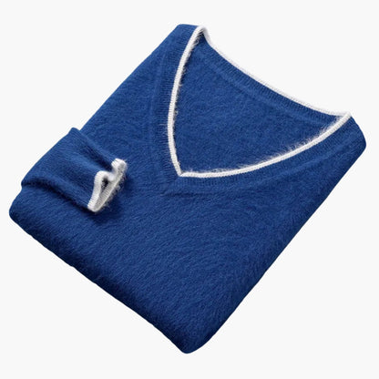 Casual V Neck Sweater for Men - Vossary
