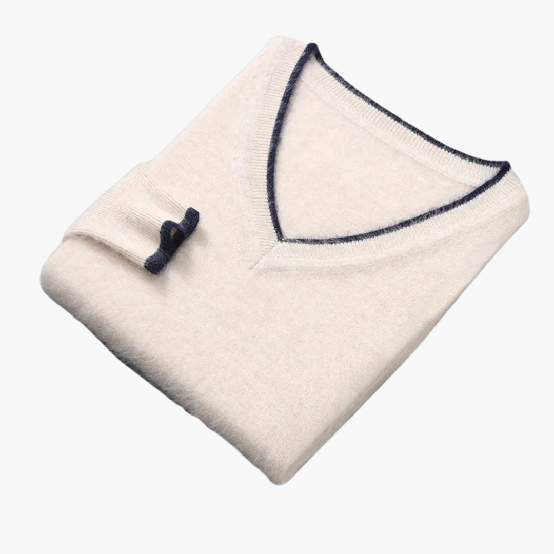 Casual V Neck Sweater for Men