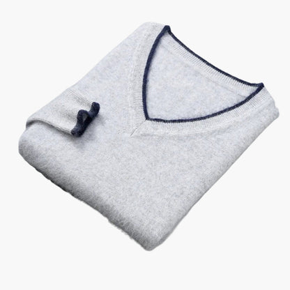 Casual V Neck Sweater for Men