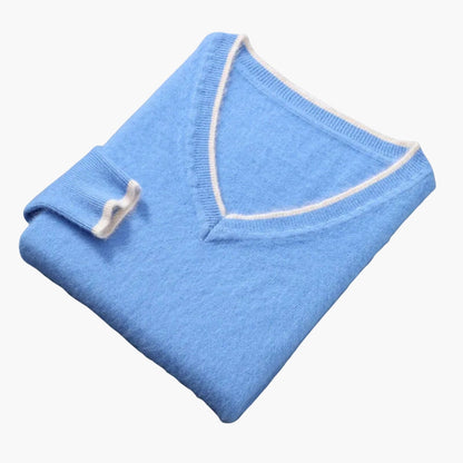 Casual V Neck Sweater for Men
