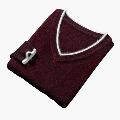 Casual V Neck Sweater for Men