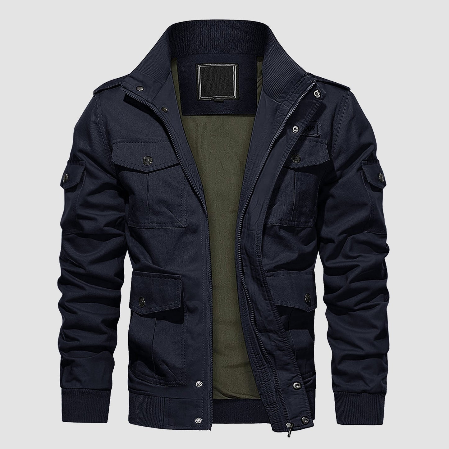 Rugged Outdoor Cotton Jacket for Men