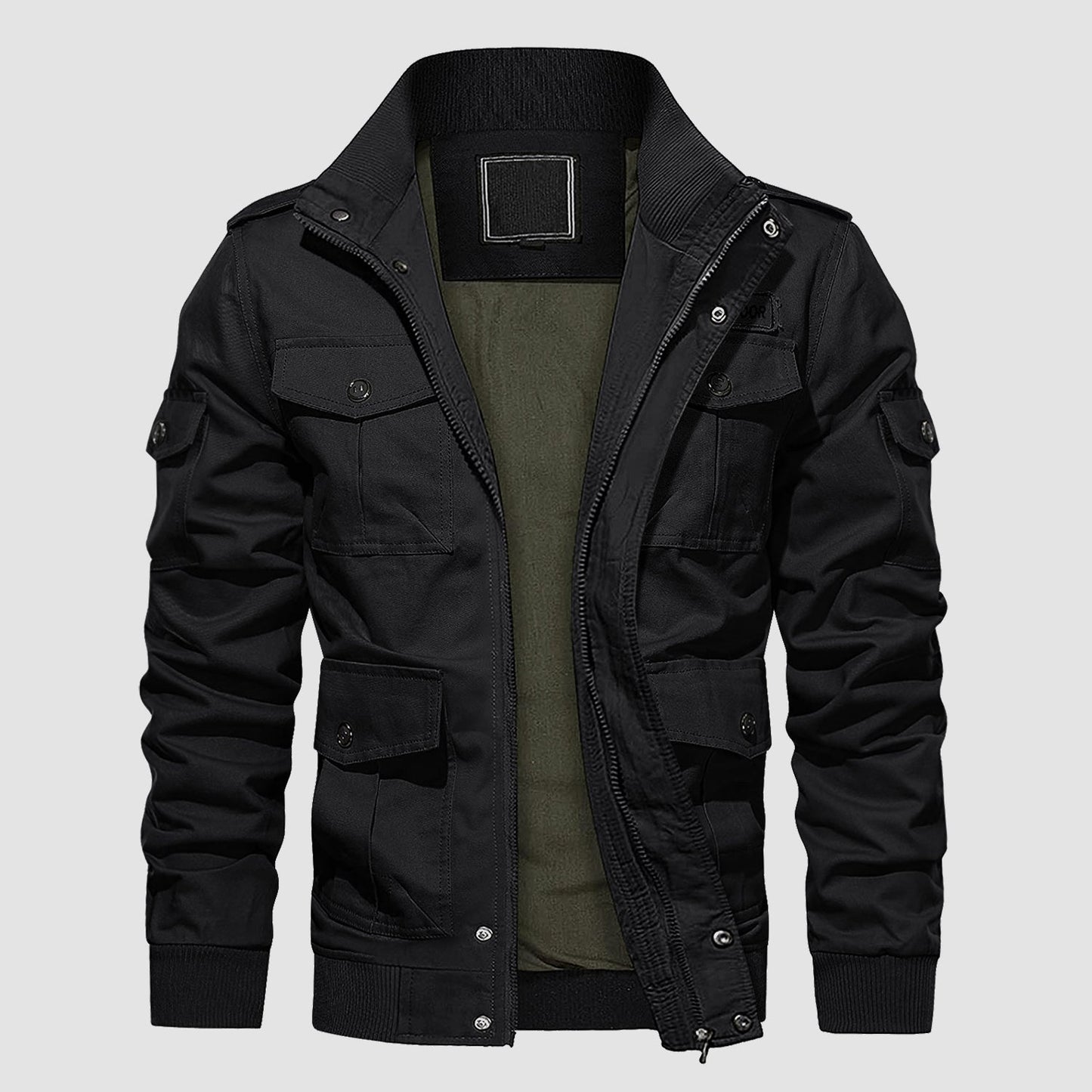 Rugged Outdoor Cotton Jacket for Men