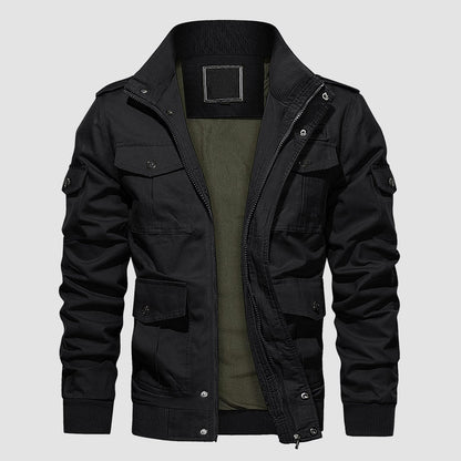 Rugged Outdoor Cotton Jacket for Men