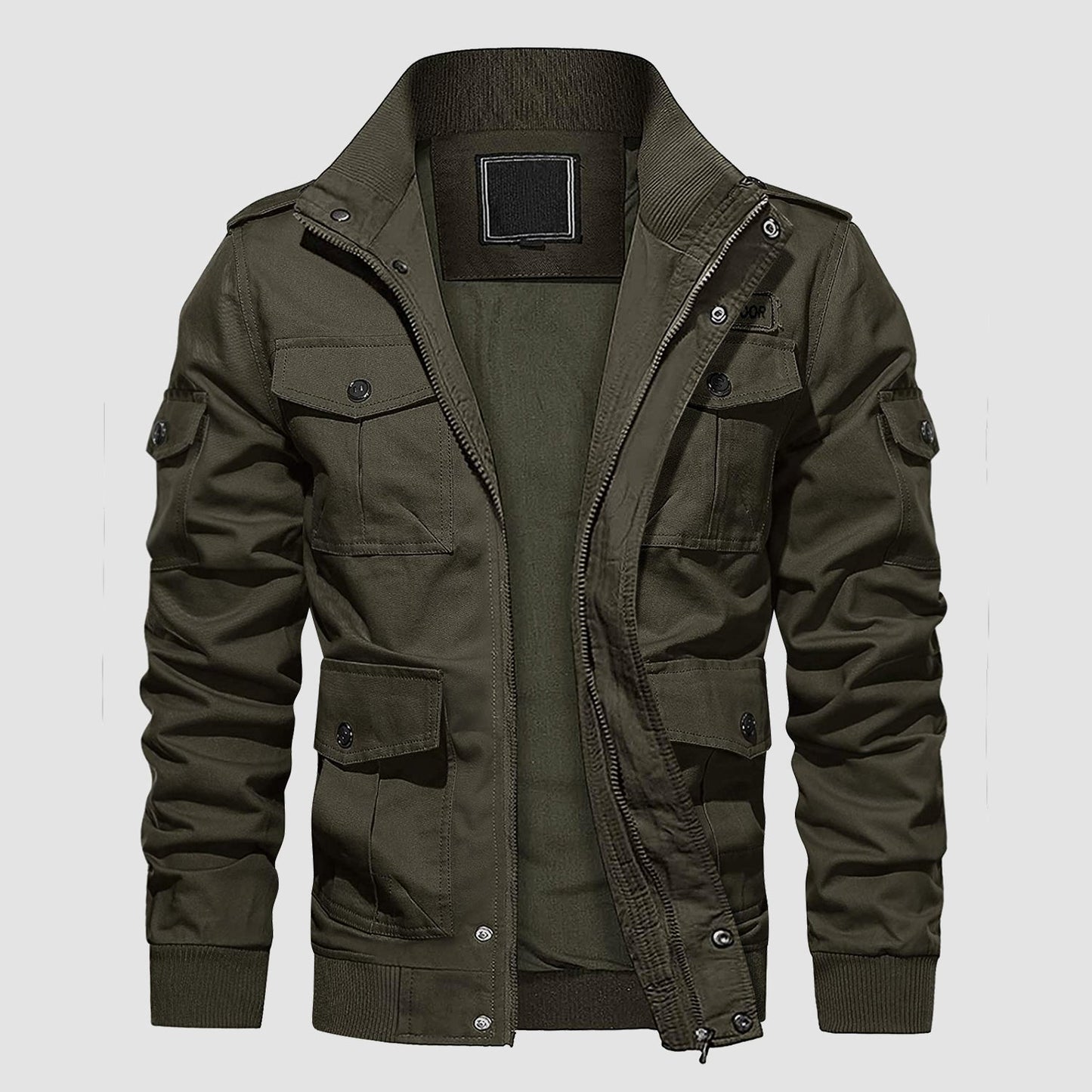 Rugged Outdoor Cotton Jacket for Men