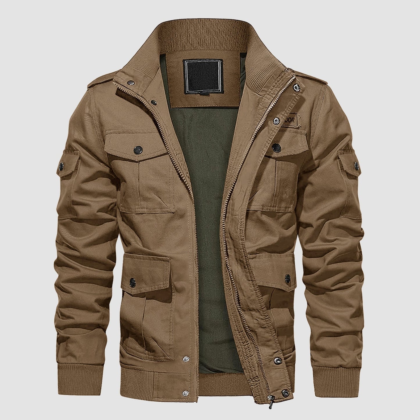 Rugged Outdoor Cotton Jacket for Men - EasyApparels