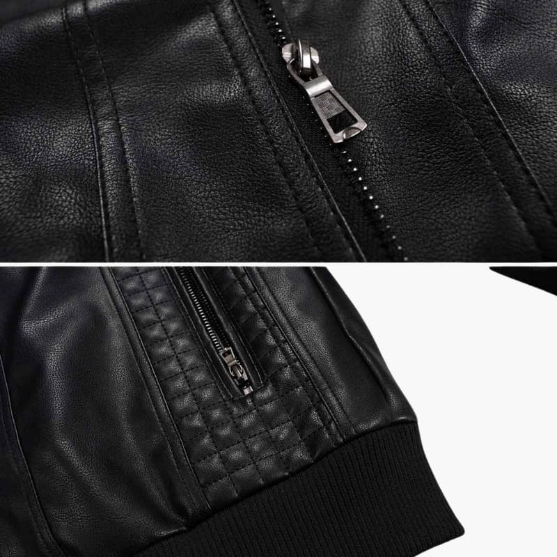 Men's Zip Up Hoodie with Fleece Lining and Elastic Cuffs