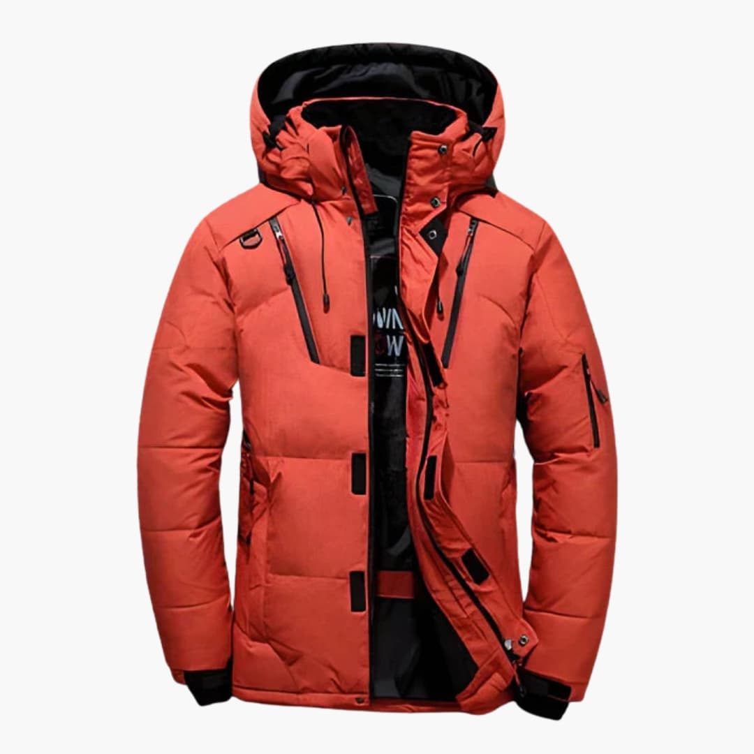Warm Waterproof Men's Zip Up Coat