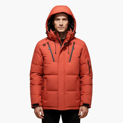 Warm Waterproof Men's Zip Up Coat