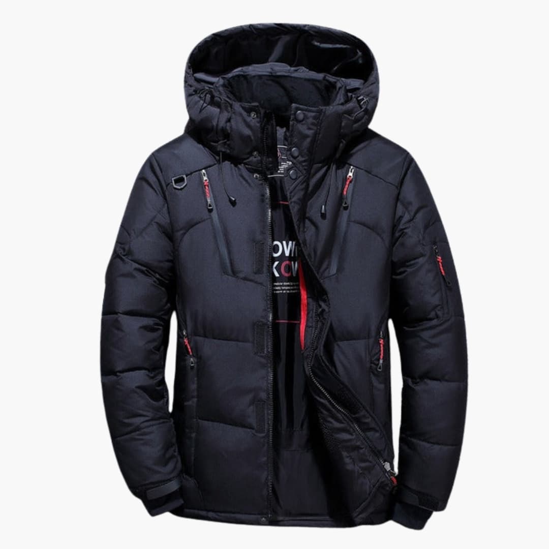 Warm Waterproof Men's Zip Up Coat