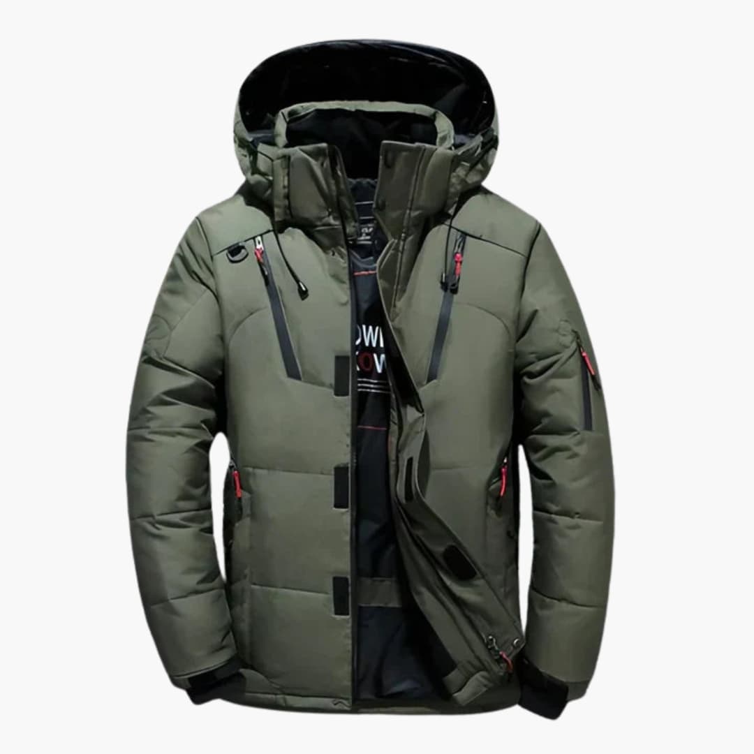 Warm Waterproof Men's Zip Up Coat