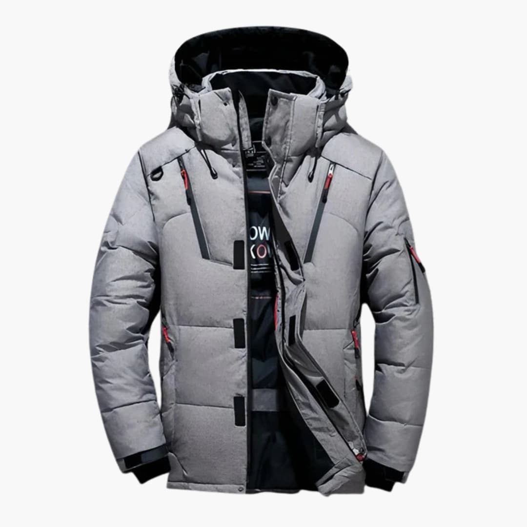 Warm Waterproof Men's Zip Up Coat