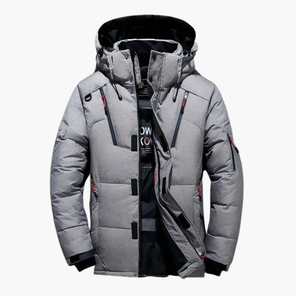 Warm Waterproof Men's Zip Up Coat