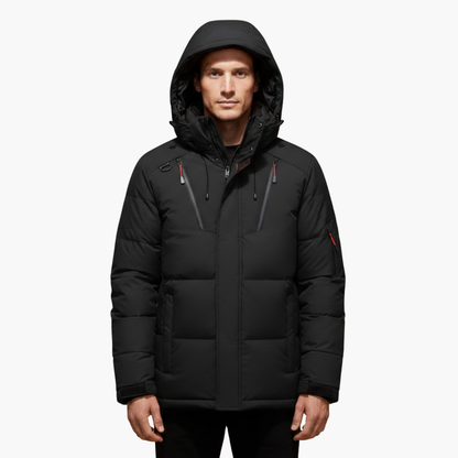 Warm Waterproof Men's Zip Up Coat
