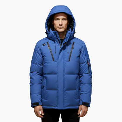 Warm Waterproof Men's Zip Up Coat