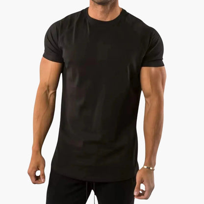Casual Crew Neck Short Sleeve Tee - Vossary