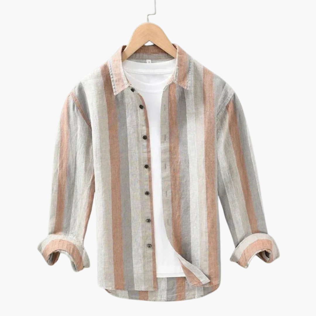 Classic Casual Button Down Long Sleeve Shirt