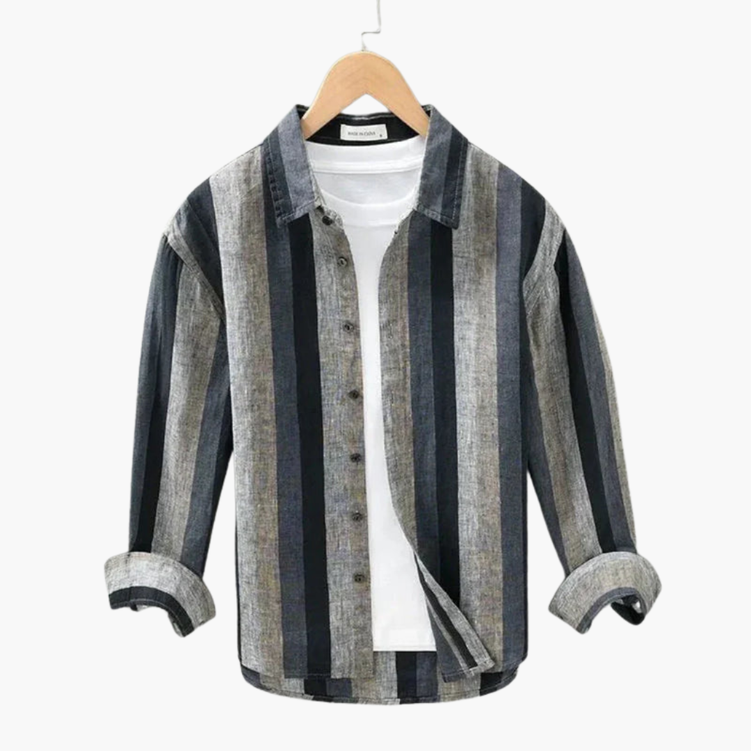 Classic Casual Button Down Long Sleeve Shirt