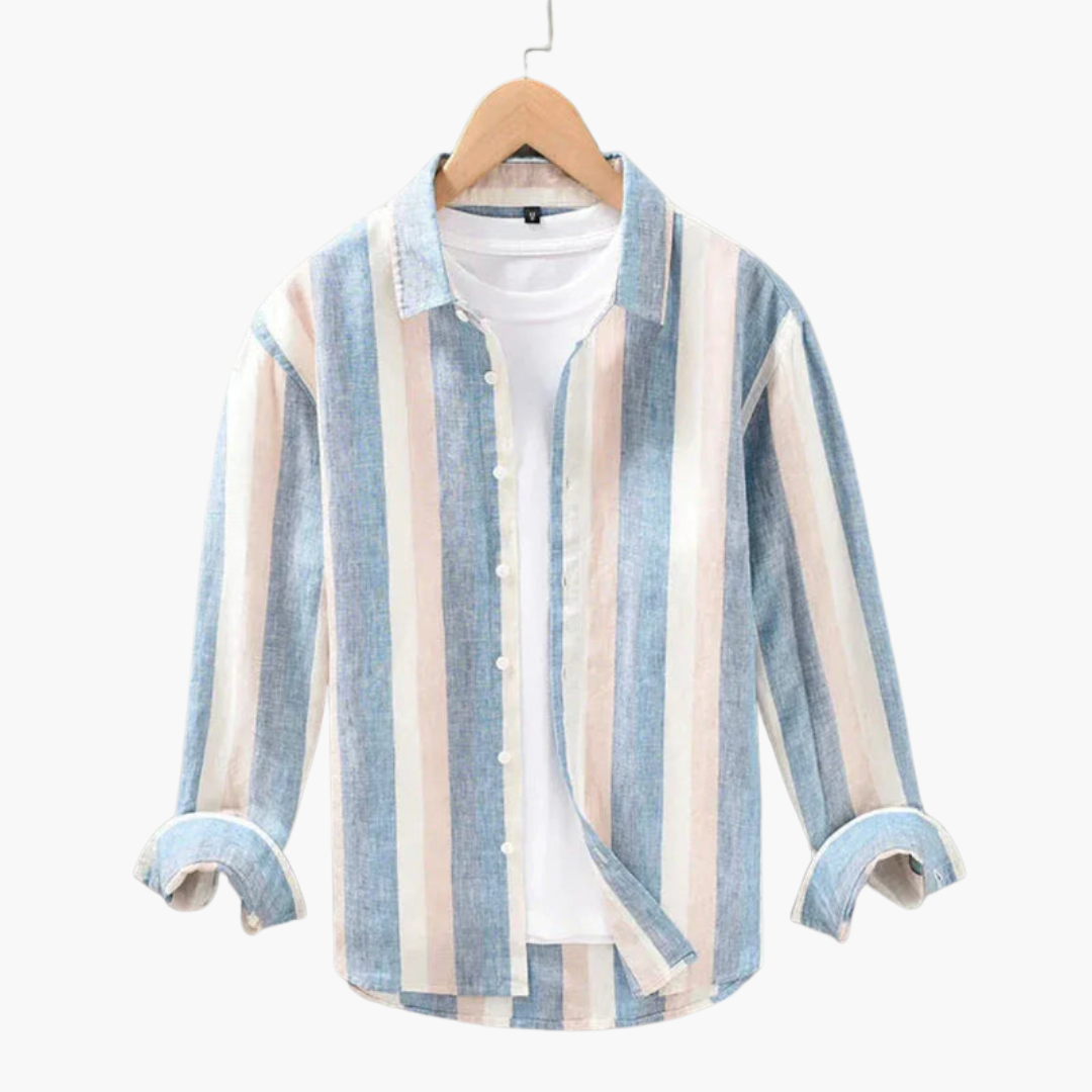 Classic Casual Button Down Long Sleeve Shirt