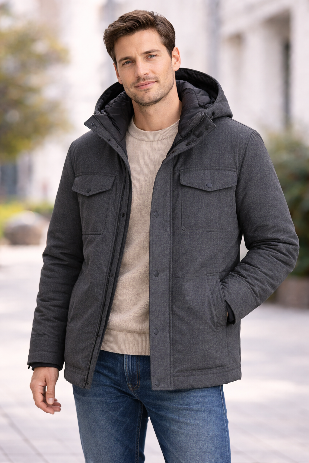 Warm Insulated Men's Winter Coat - Vossary