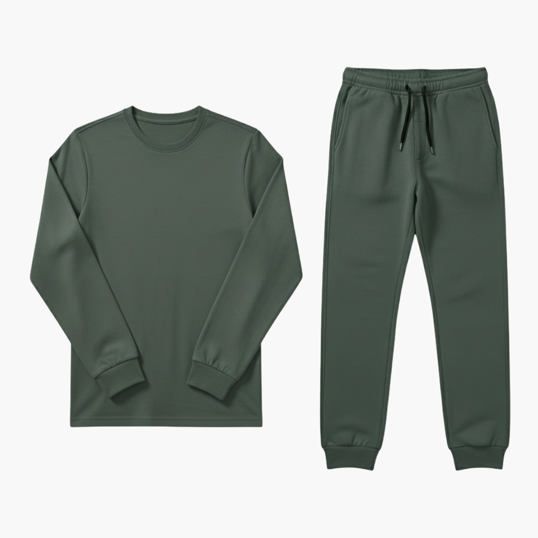 Men's 2 Piece Tracksuit Set Top Pants - Vossary