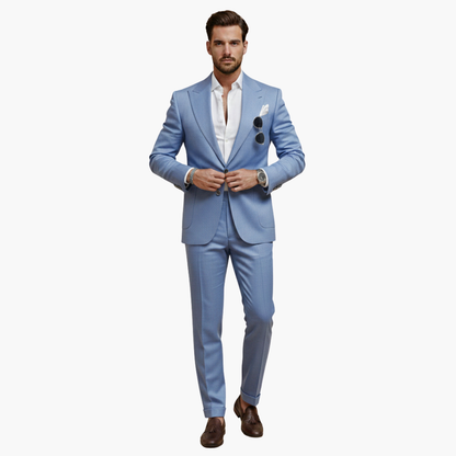 Classic Two Button Mens Business Suit