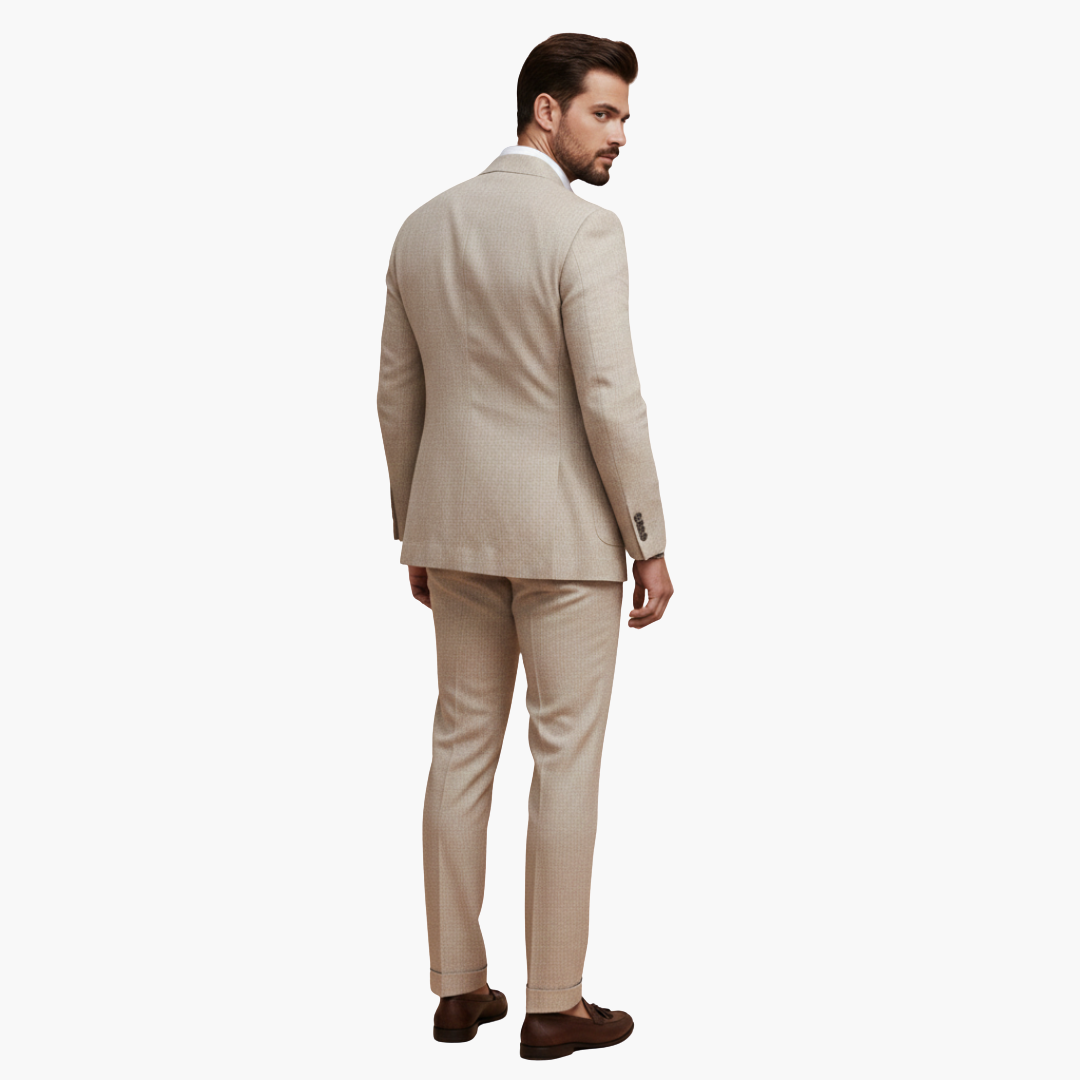 Classic Two Button Mens Business Suit