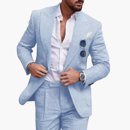 Classic Two Button Mens Business Suit