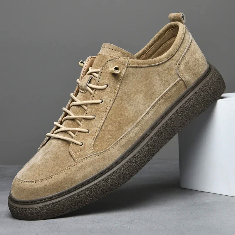 Comfortable Mens Sneakers Flexible Fit Mixed Media