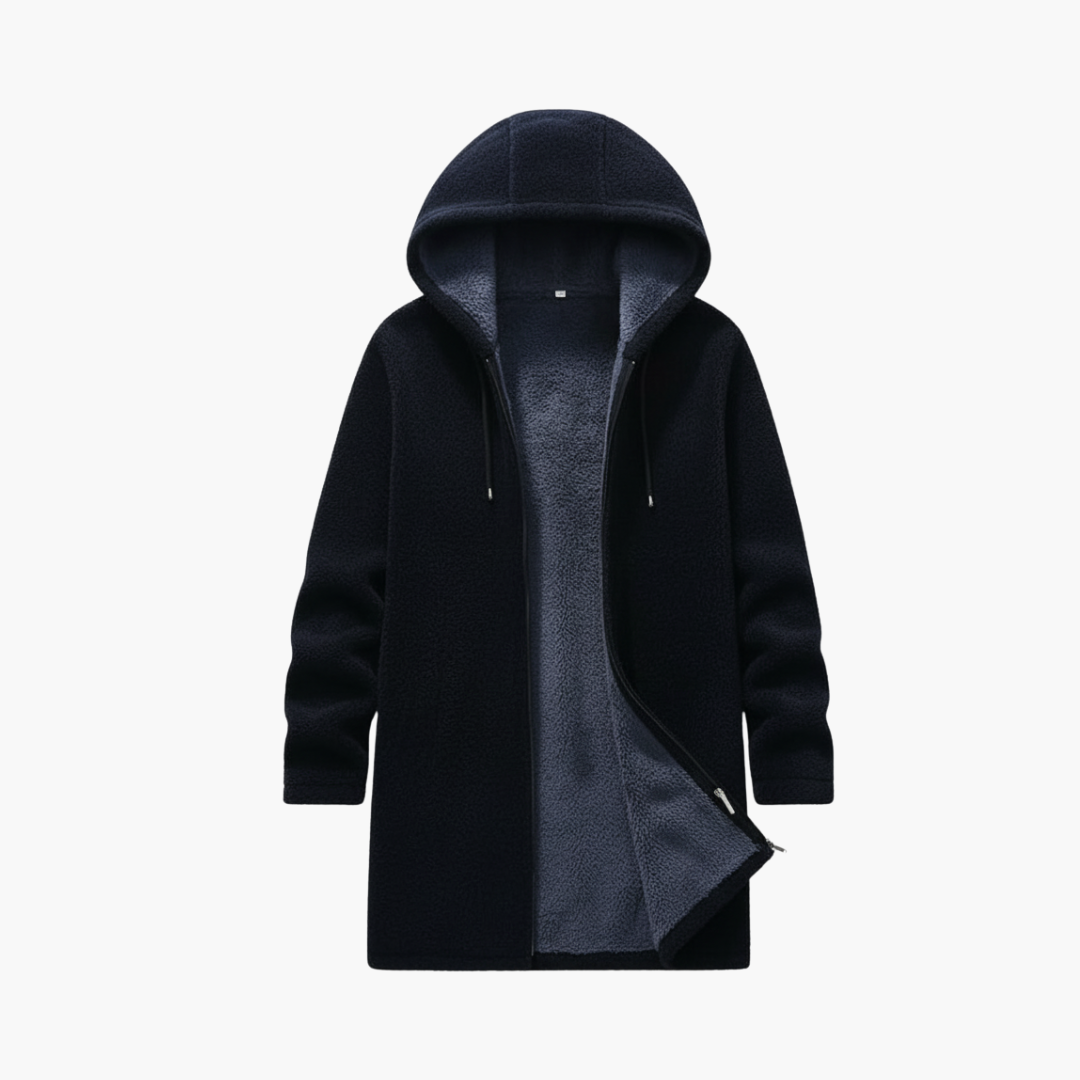 Warm Waterproof Mens Zip Up Hoodie Jacket - Vossary